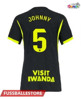 Günstige Atletico Madrid Johnny Cardoso #5 Auswärtstrikot Damen 2026-27 Kurzarm